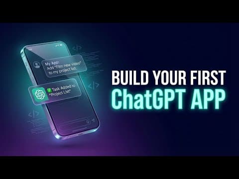 ChatGPT Apps SDK: Build an App That Runs Inside ChatGPT