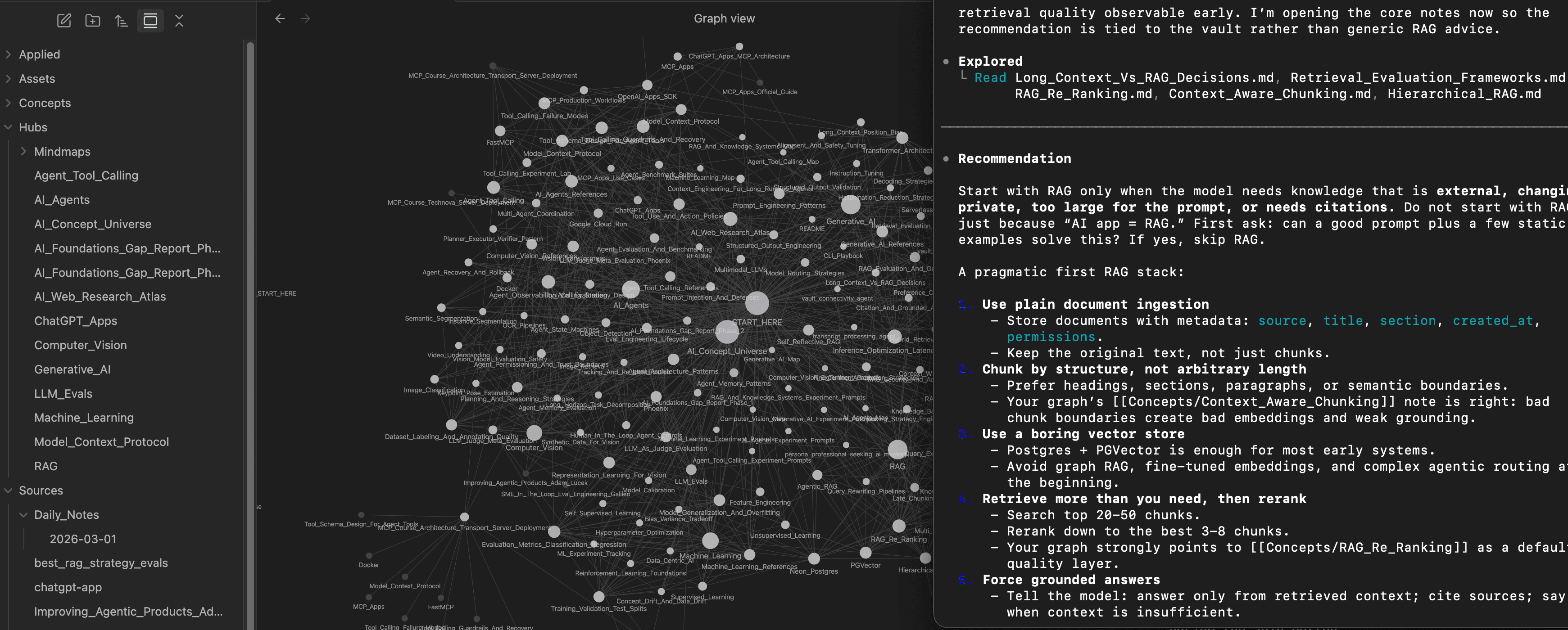 AI engineering knowledge graph