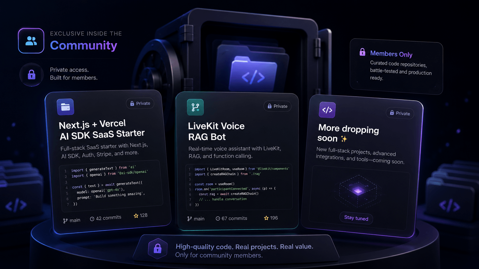 Production AI code repos