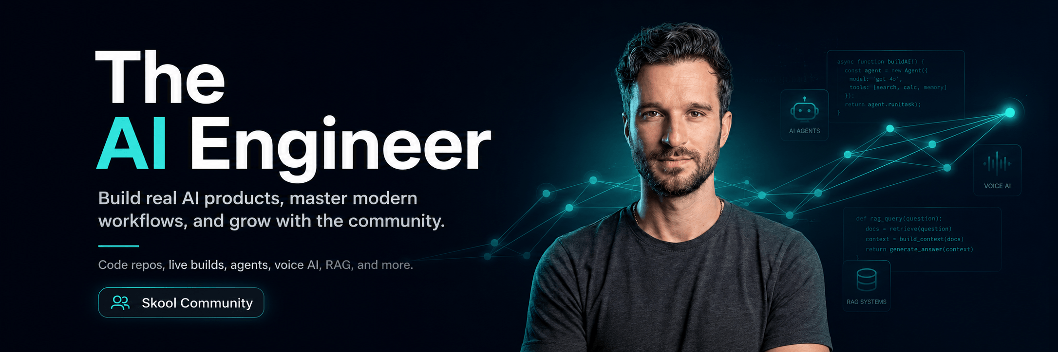 The AI Engineer community banner